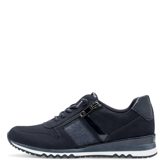 Marco Tozzi Zip Trainer Navy