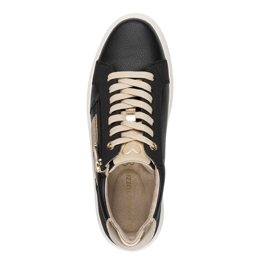 Marco Tozzi Trainer Black/Gold