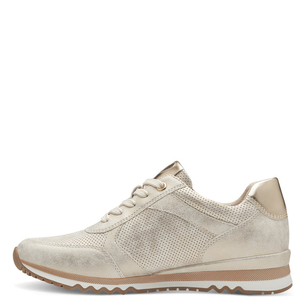 Marco Tozzi Lace Up Trainer -Dune