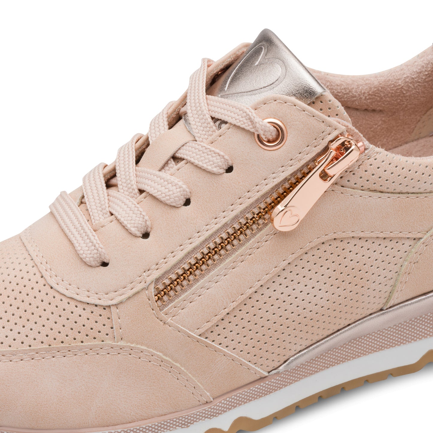 Marco Tozzi Zip Trainer Rose