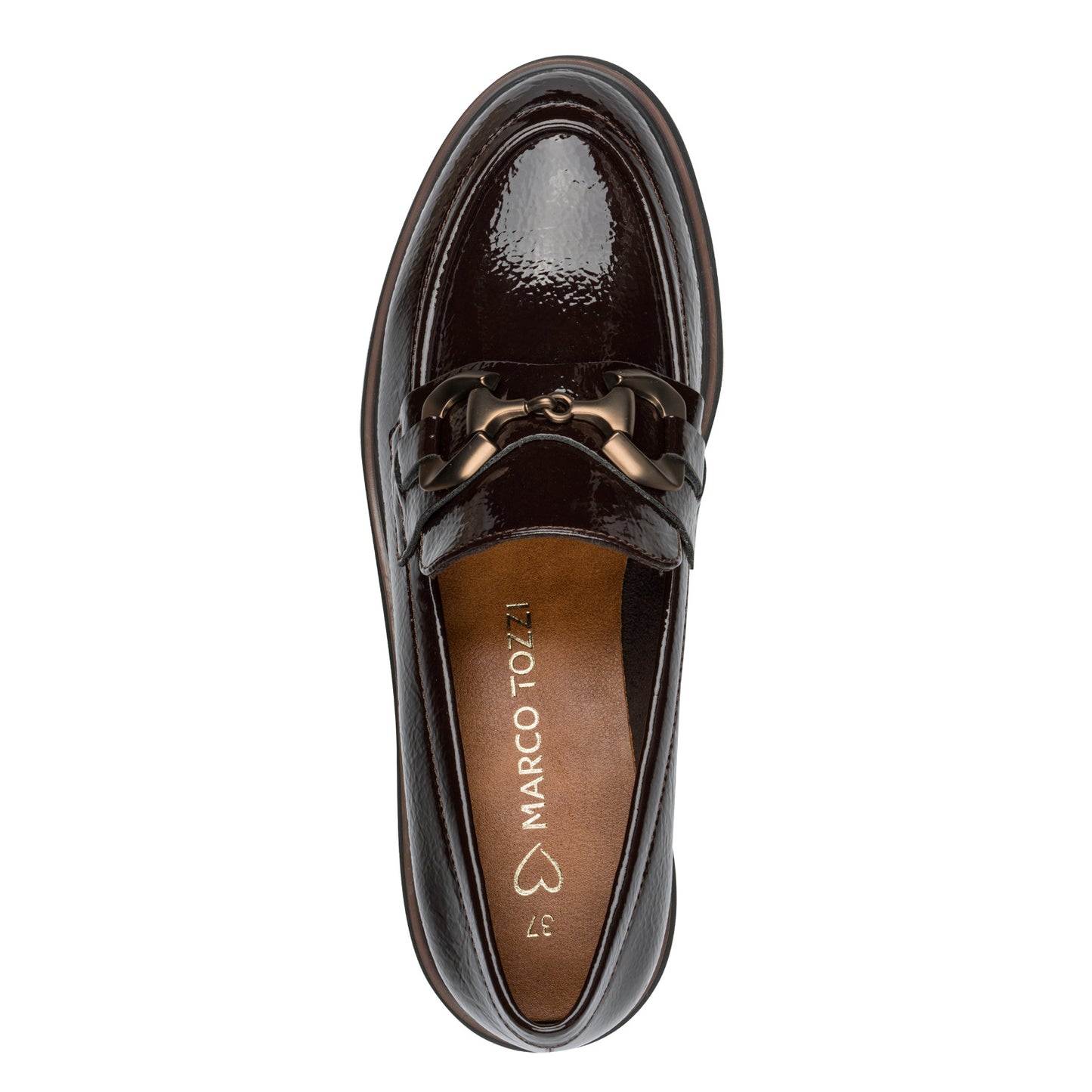 Marco Tozzi Loafer Mocca Patent