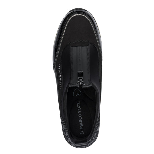 Marco Tozzi Wedge Trainer Black