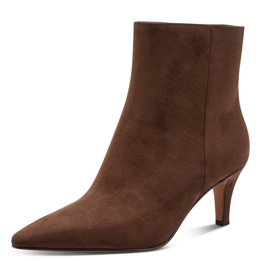 Marco Tozzi Mid Heel Ankle Boot Choco