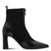Marco Tozzi Mixed Fabric Boots Black