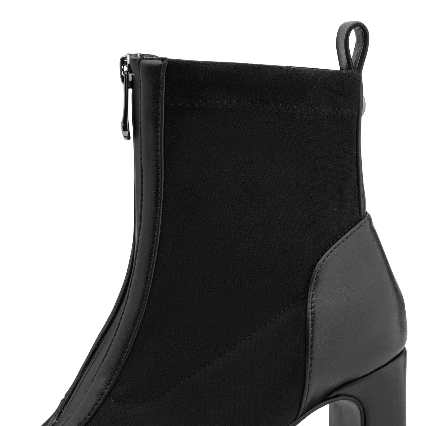 Marco Tozzi Mixed Fabric Boots Black