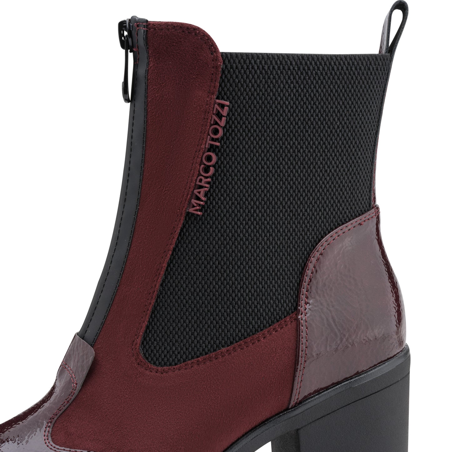 Marco Tozzi Mocca Zip Heel