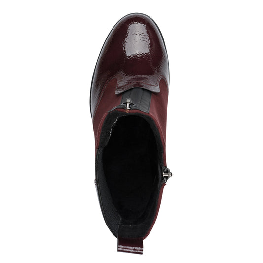 Marco Tozzi Mocca Zip Heel