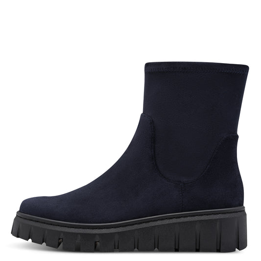 Marco Tozzi Navy Sock Boot