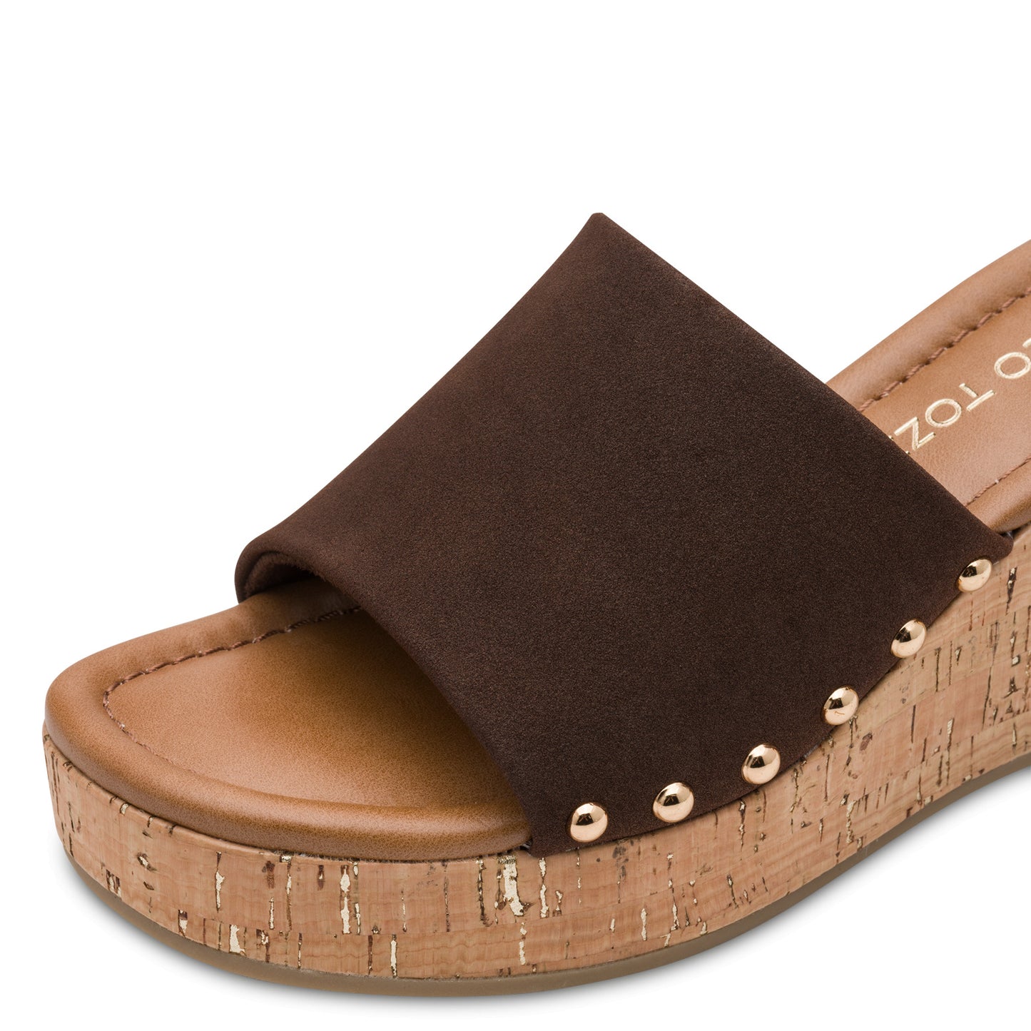Marco Tozzi Wedge Mule Chocolate