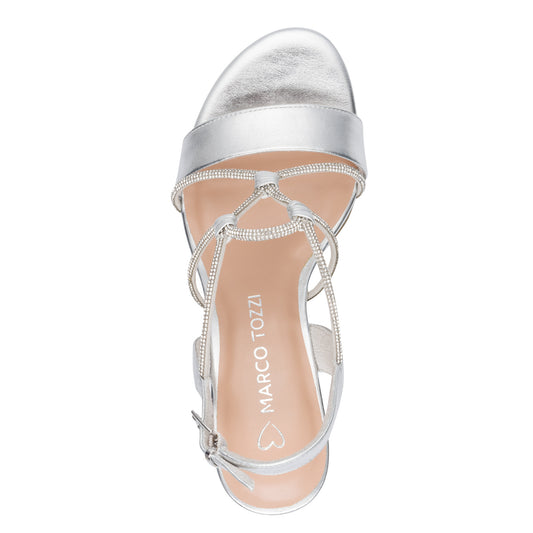 Marco Tozzi Silver Sandal