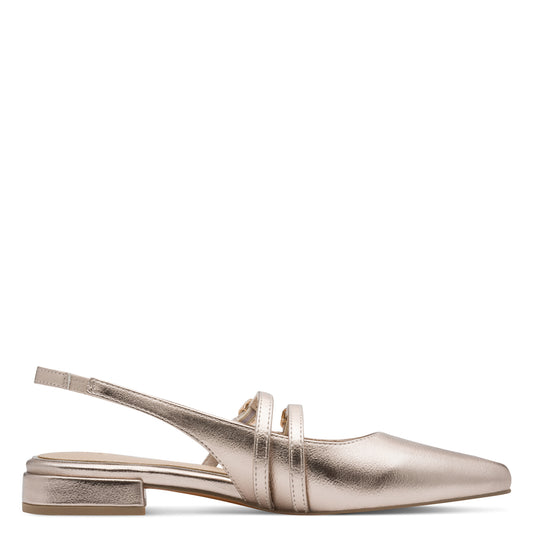 Marco Tozzi Sling Back Shoe Platinum