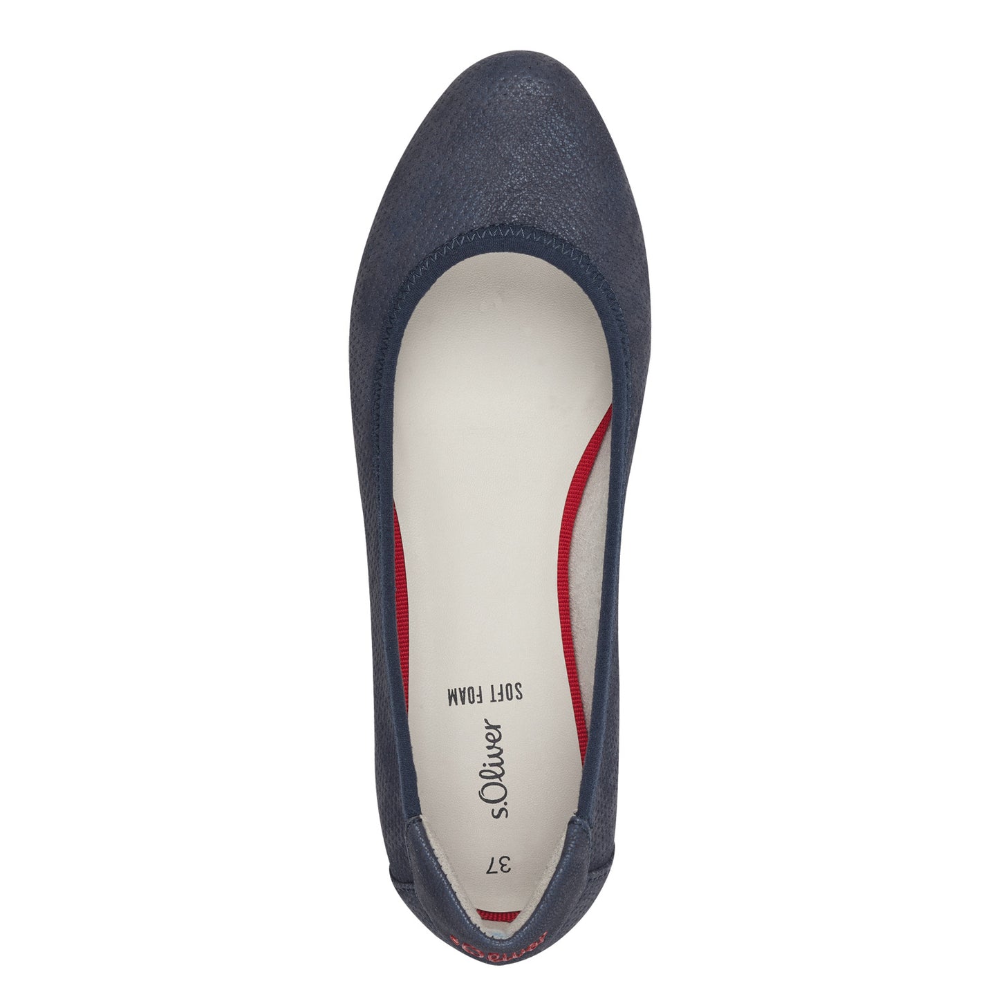 S.Oliver Wedge Shoes-Navy