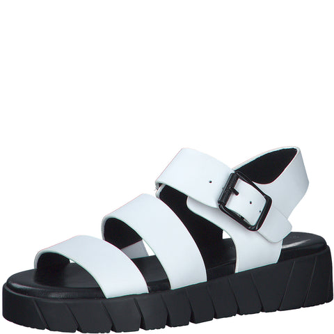 S.Oliver Flatform Sandals-white
