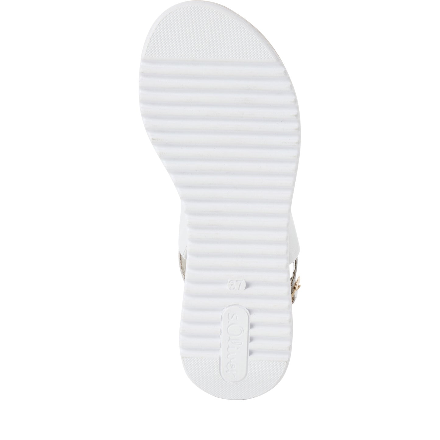 S.Oliver Wedge Sandal White/Silver