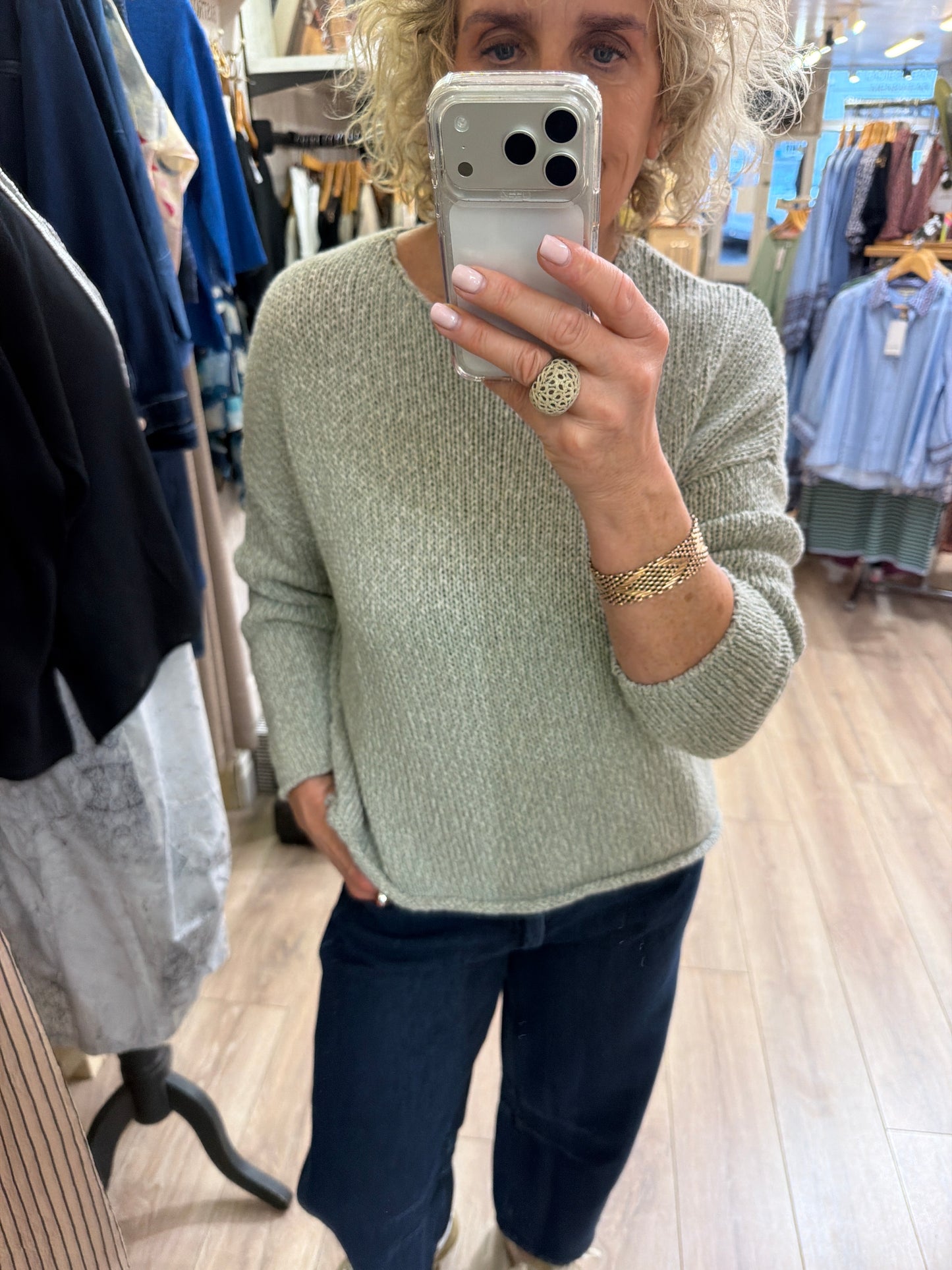 Neirami Boatneck Sweater Shell