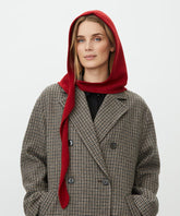 Masai Rhen Hooded Scarf Tibetan Red