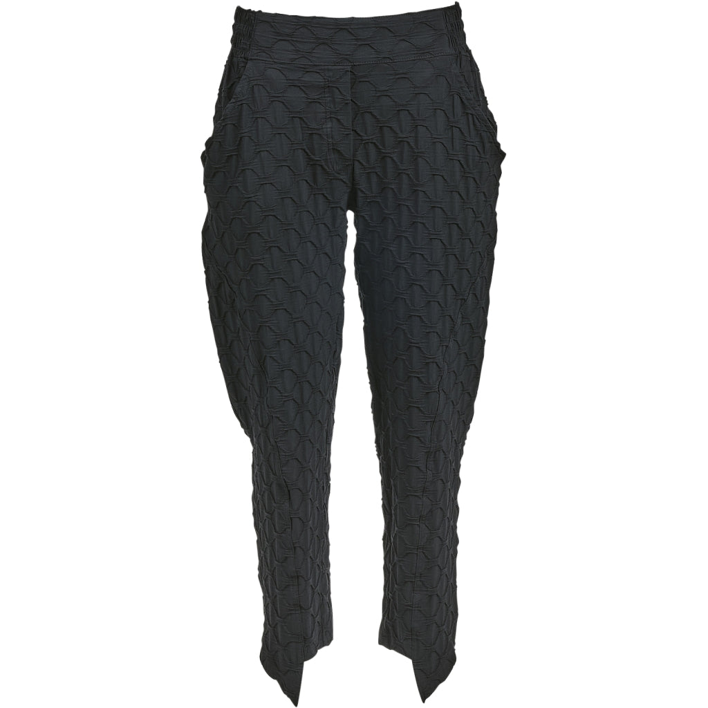 My Soul Bubble Crop Trousers Black