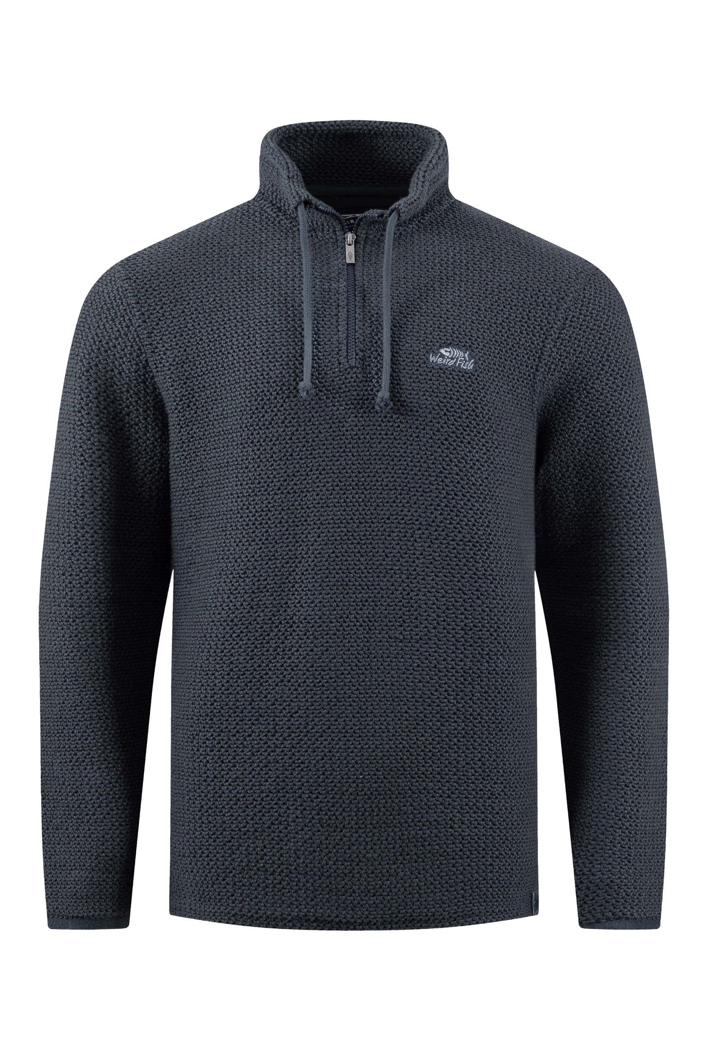 Weird Fish Macaroni Cruiser Sweater Navy