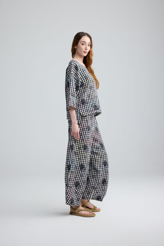 Luukaa Clarisse Linen Trousers Black