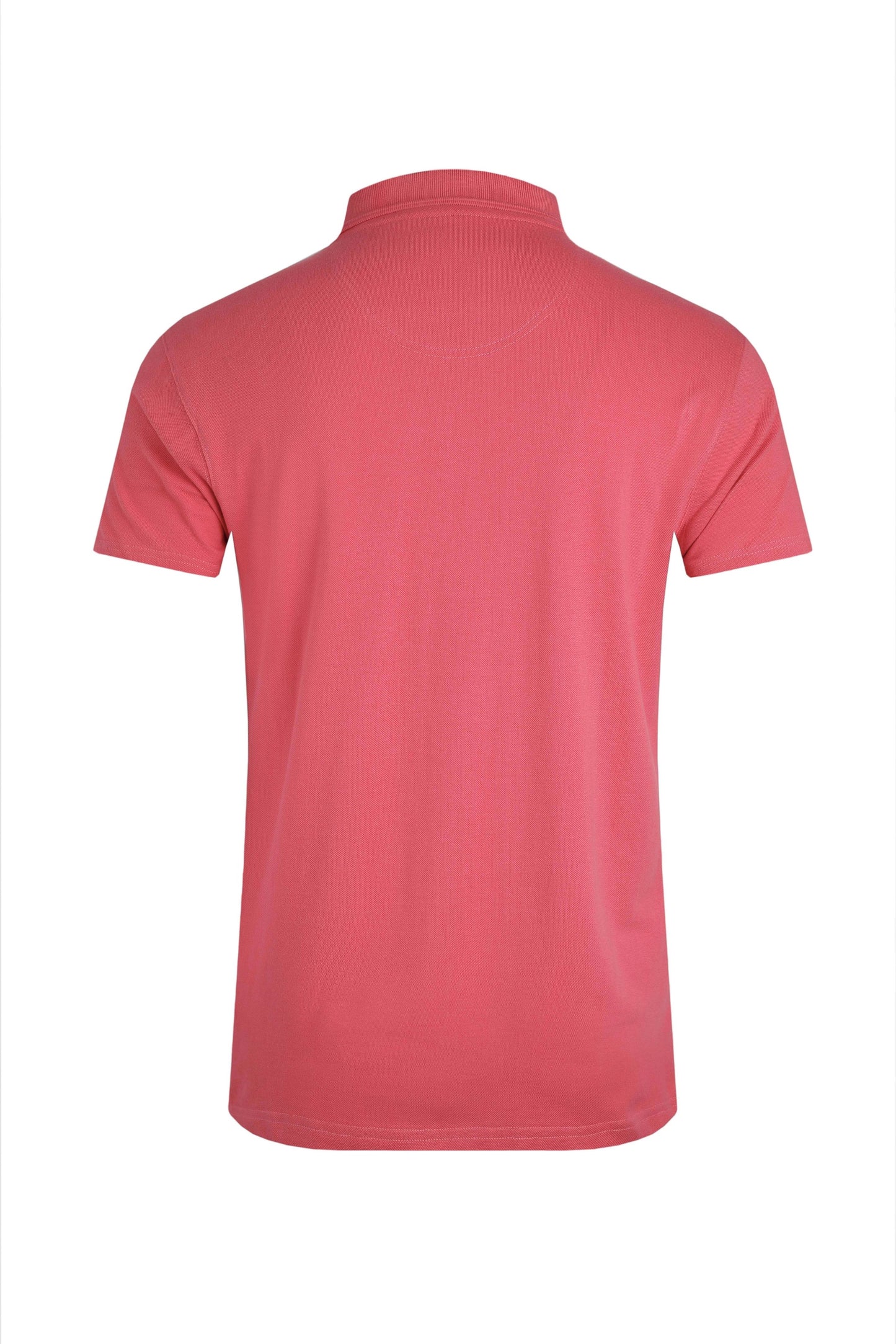 Miles Pique Polo Shirt - Dark Pink