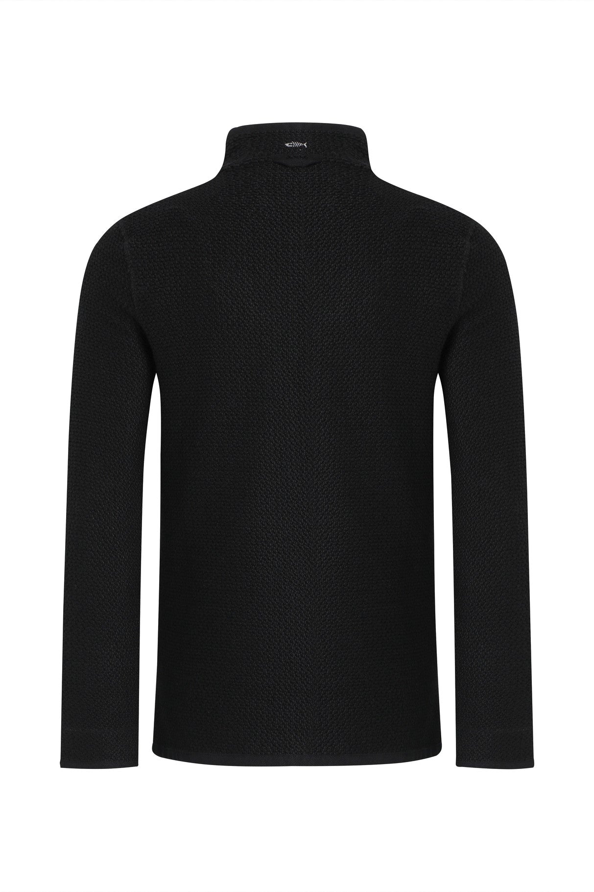 Weird Fish Mens Transom Full Zip Macaroni - Black