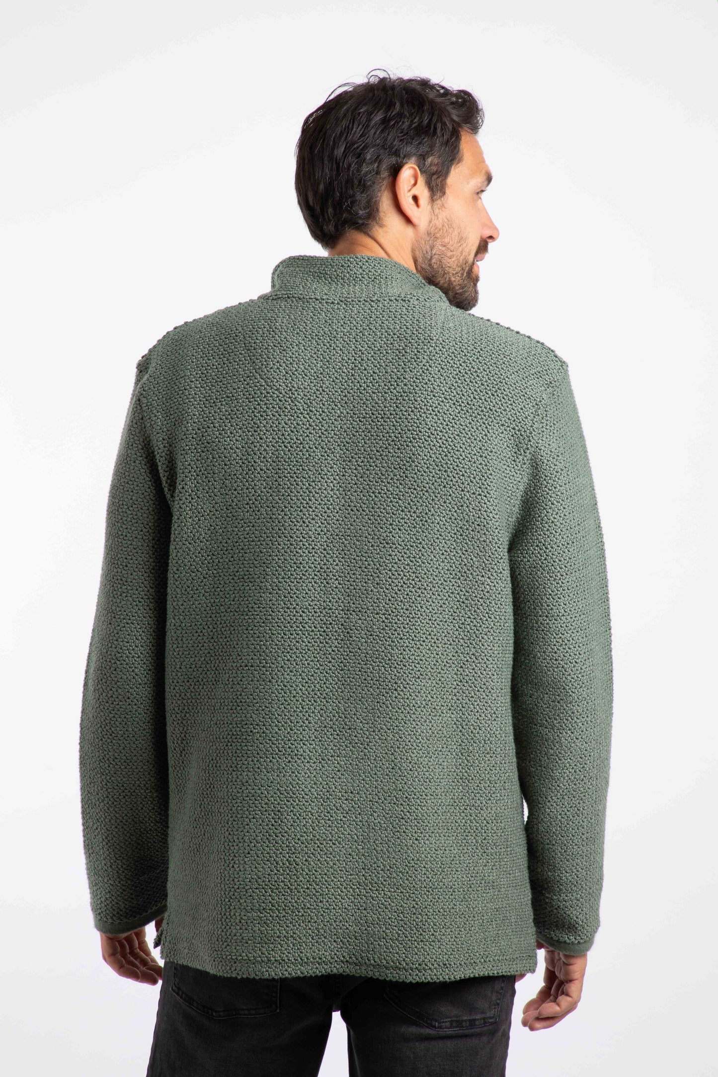 Weird Fish Macaroni Cruiser Sweater Army