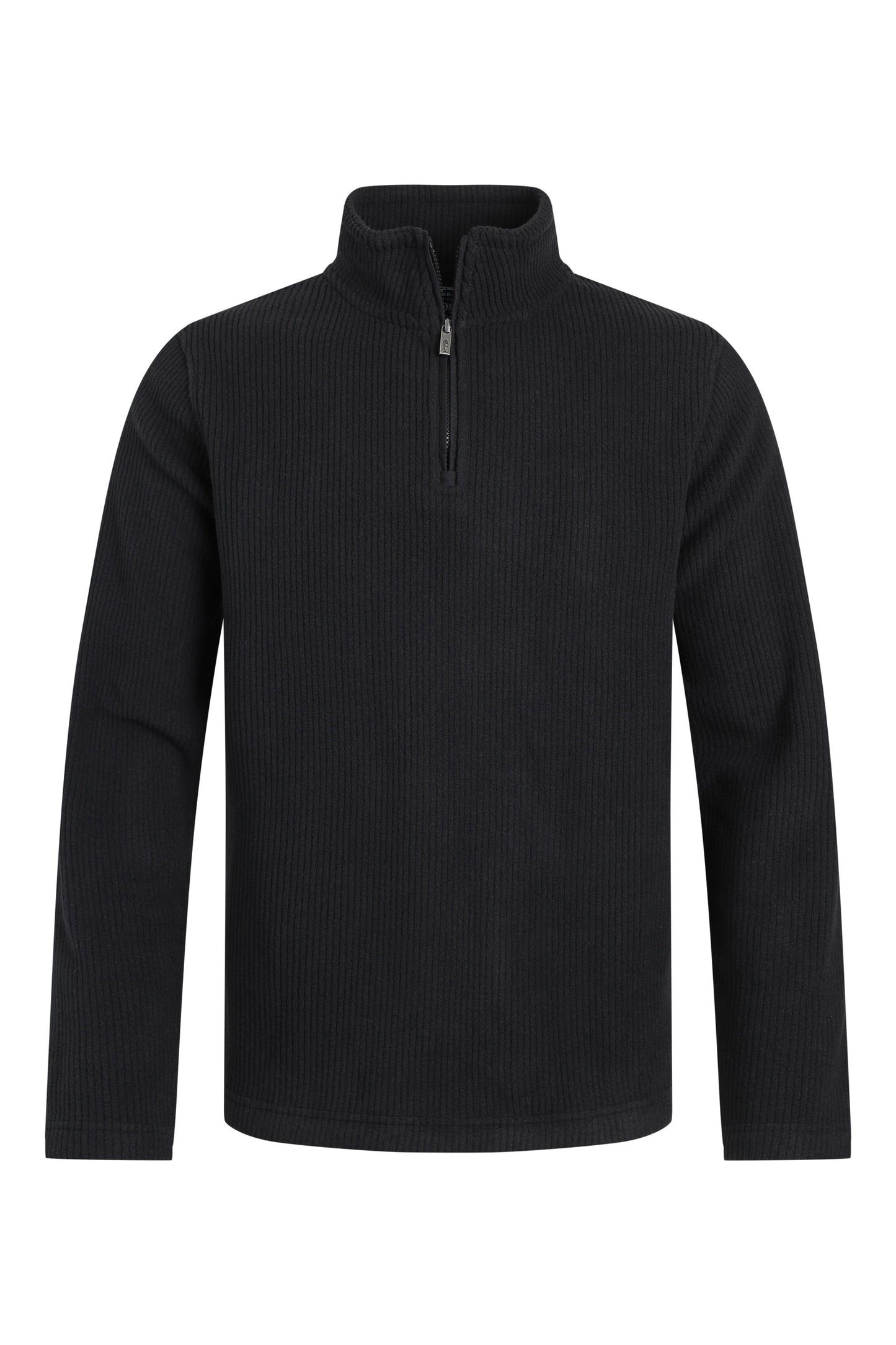 Weird Fish Newport Rib Fleece Black