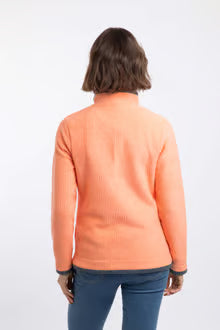 Weird Fish Beye 1/4 Zip Fleece Sorbet