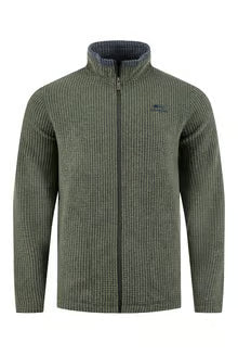 Weird Fish Shires Fleece Full Zip- Beetle Green