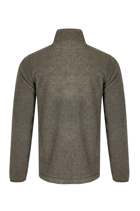 Weird Fish Errill 1/4 zip Textured Fleece/Grey