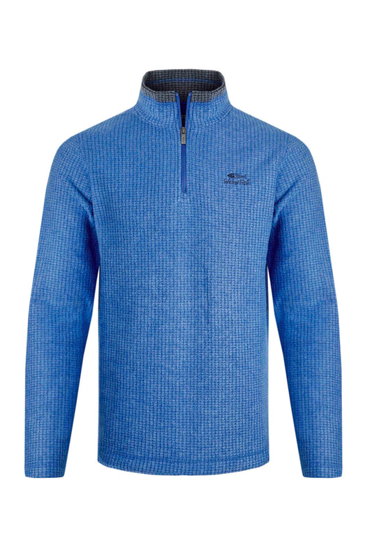 Weird Fish Mens Newark Fleece Blue