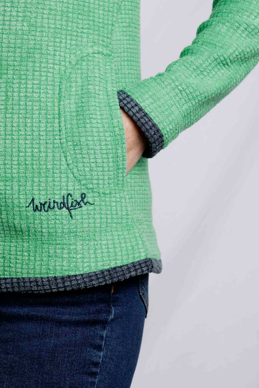 Weird Fish Beyonce Fleece- Grass