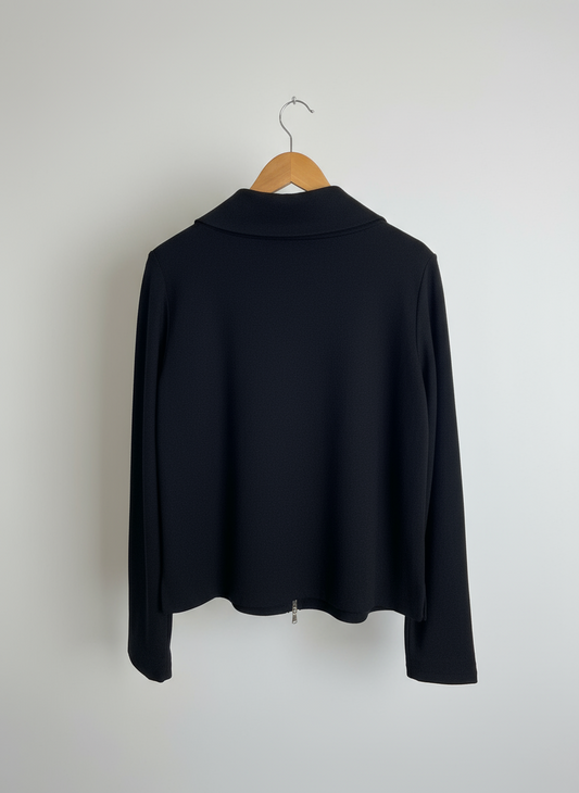 Peruzzi Zip Front Cowl Top