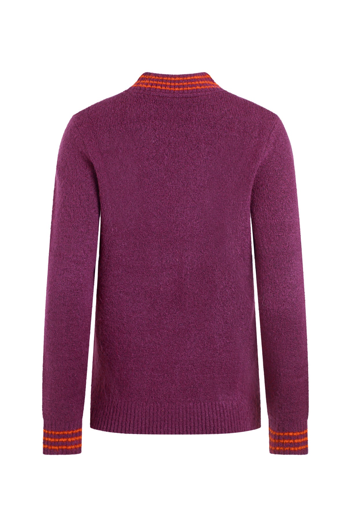 Weird Fish Dawkins Tipped Jumper Beet