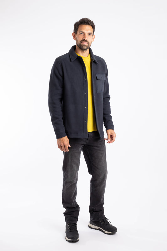 Weird Fish Boyd Plain Polar Fleece Shirt