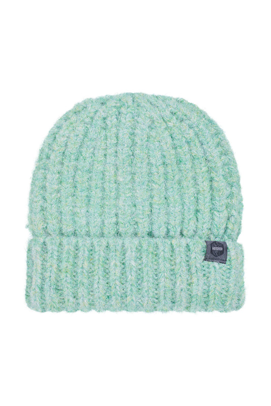 Weird Fish Clare Double Rib Beanie Hat Sea Mist