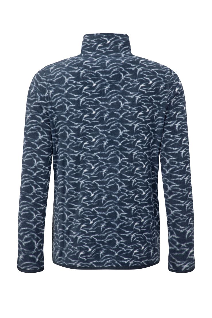 Weird Fish Rochelle Full Zip Printed Micro Fleece NightBlu