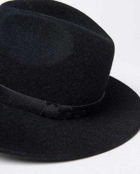 Surkana Fedora Hat Black