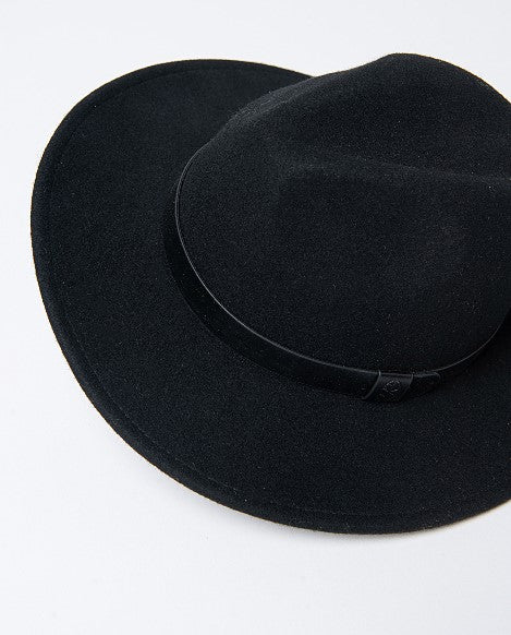 Surkana Fedora Hat Black