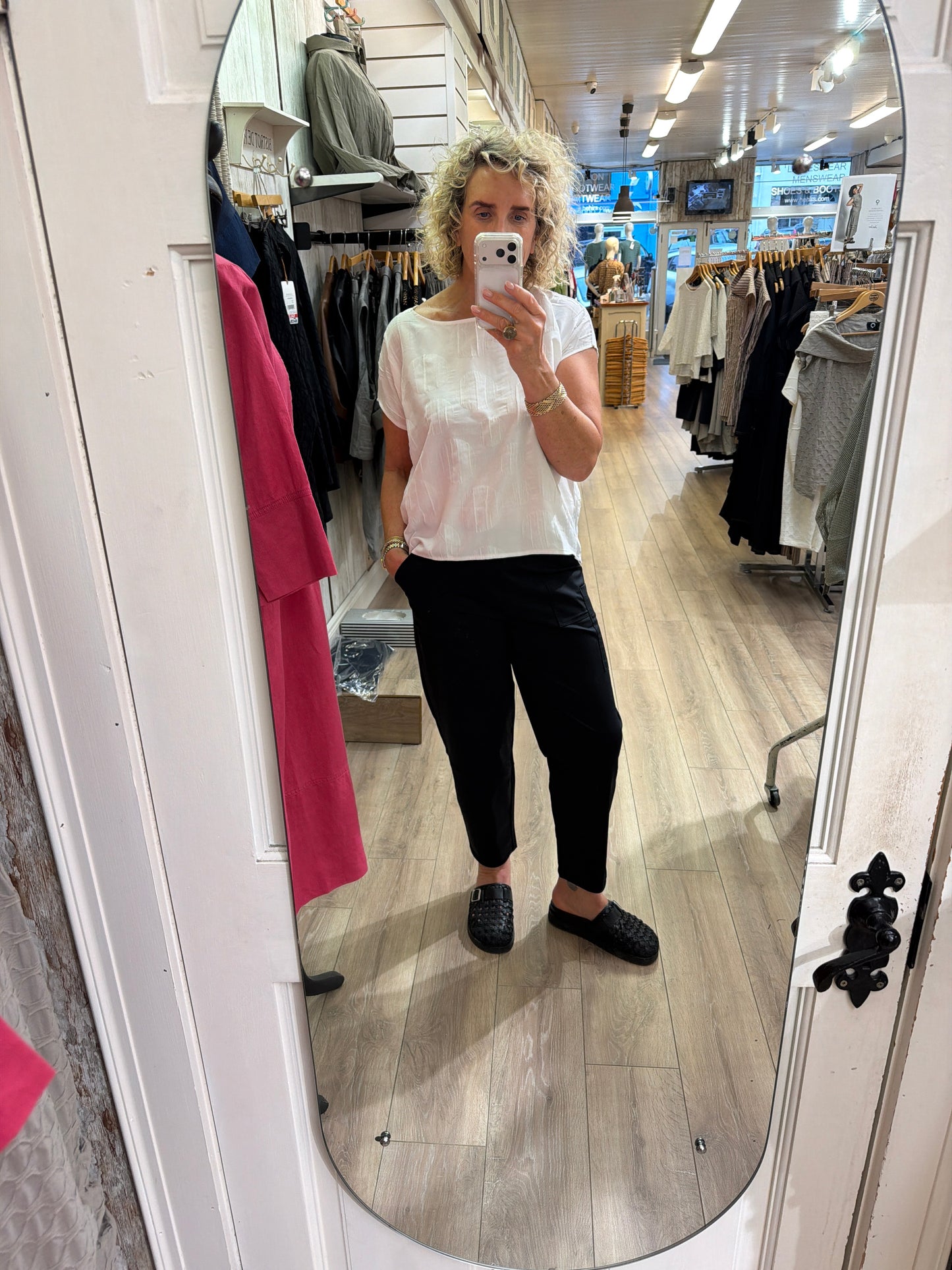 Naya Pull Up Trouser with Side Pocket Black
