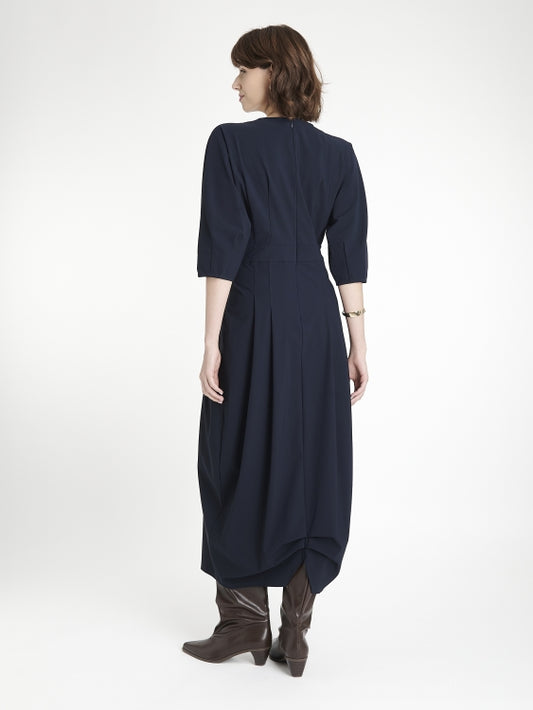 Jane Lushka Gaara Dress Navy