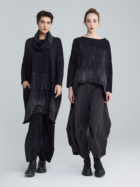 Luukaa Selene Jersey Top Black