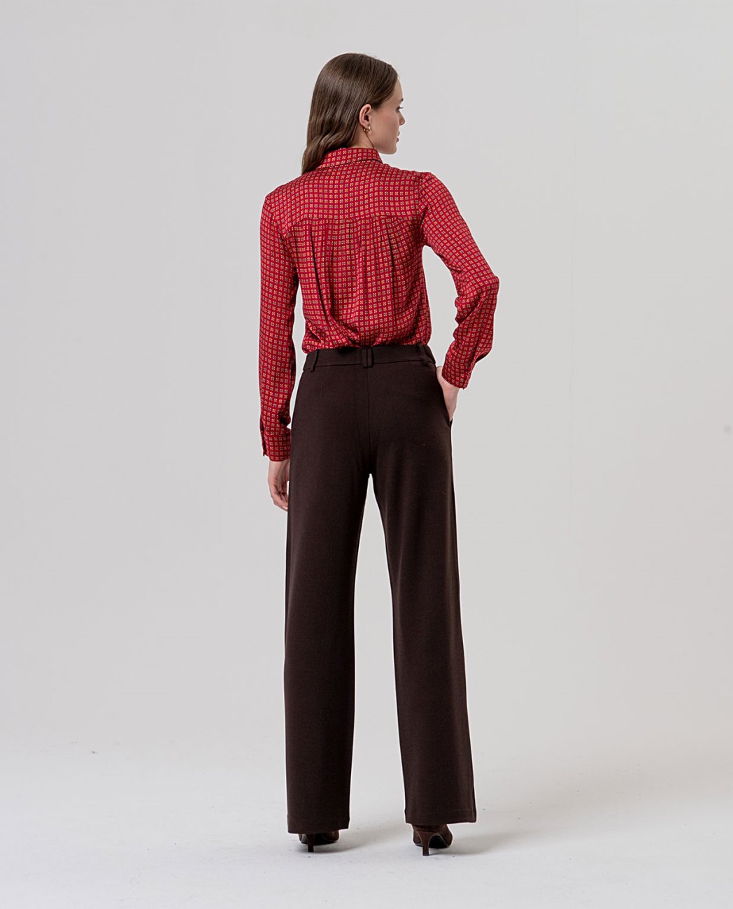 Surkana Straight-leg trousers Chocolate