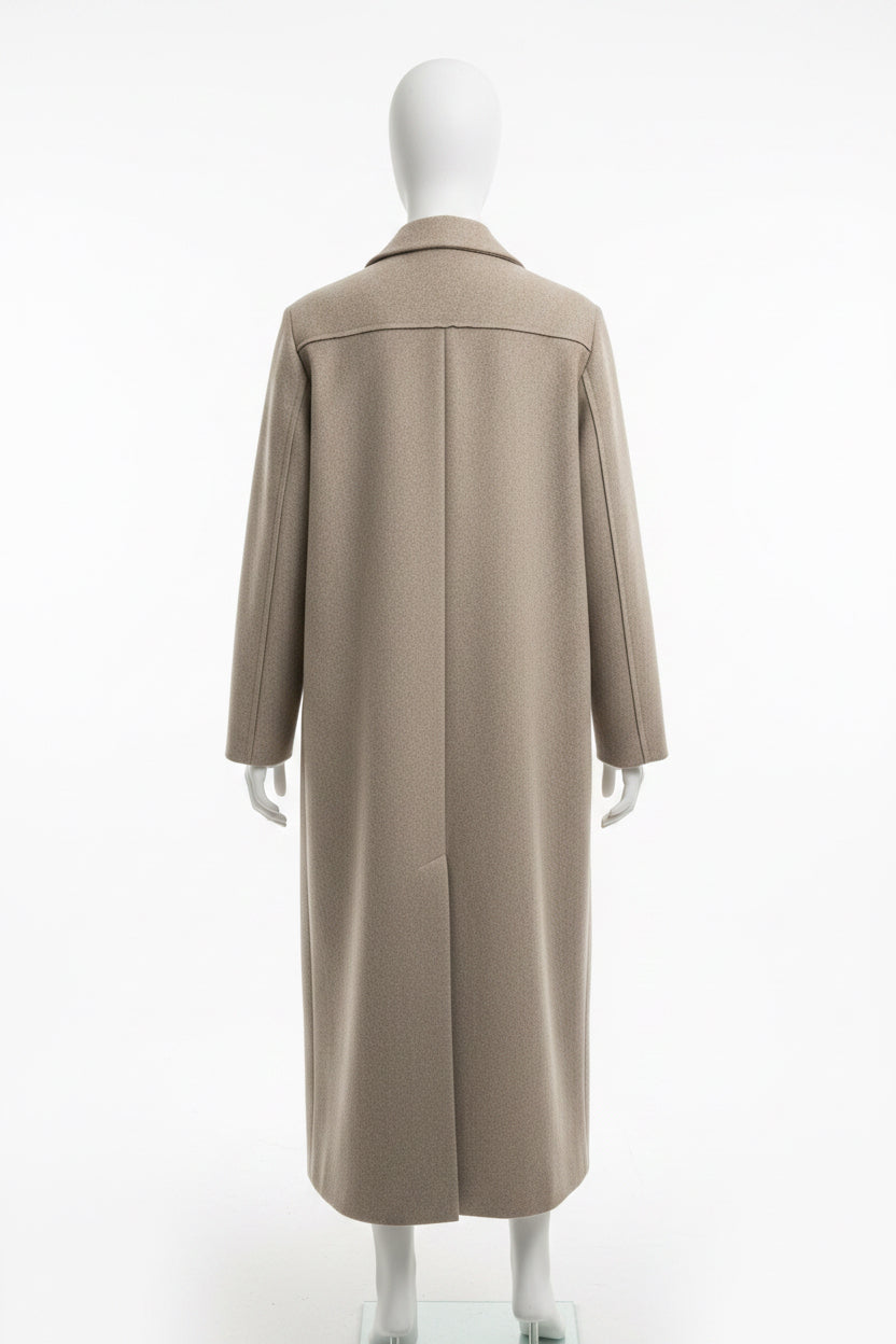 Peruzzi Long Wool Coat Beige