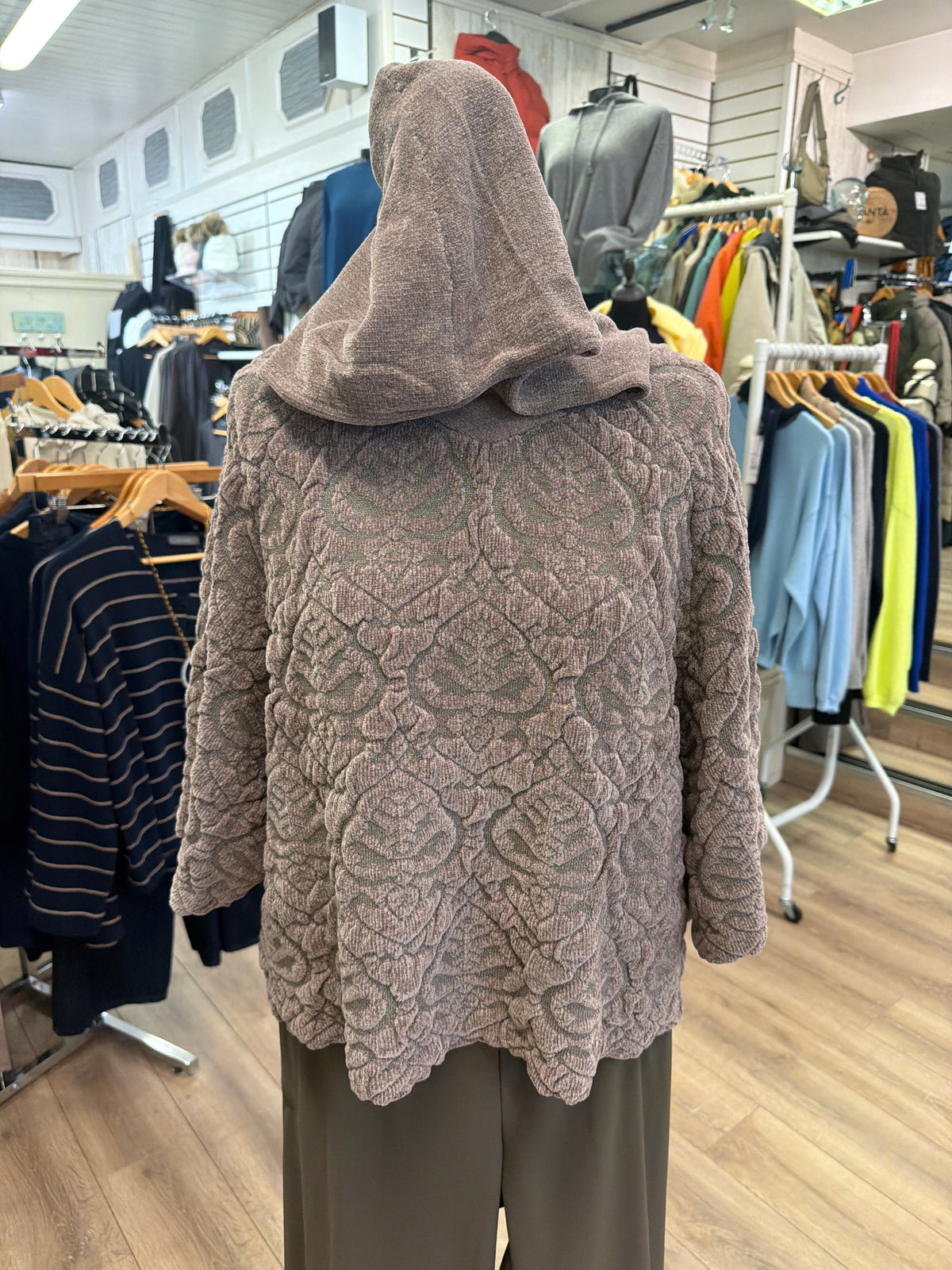 Amber & Moon Hood Pullover Mauve