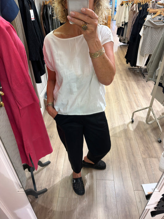 Naya Pull Up Trouser with Side Pocket Black