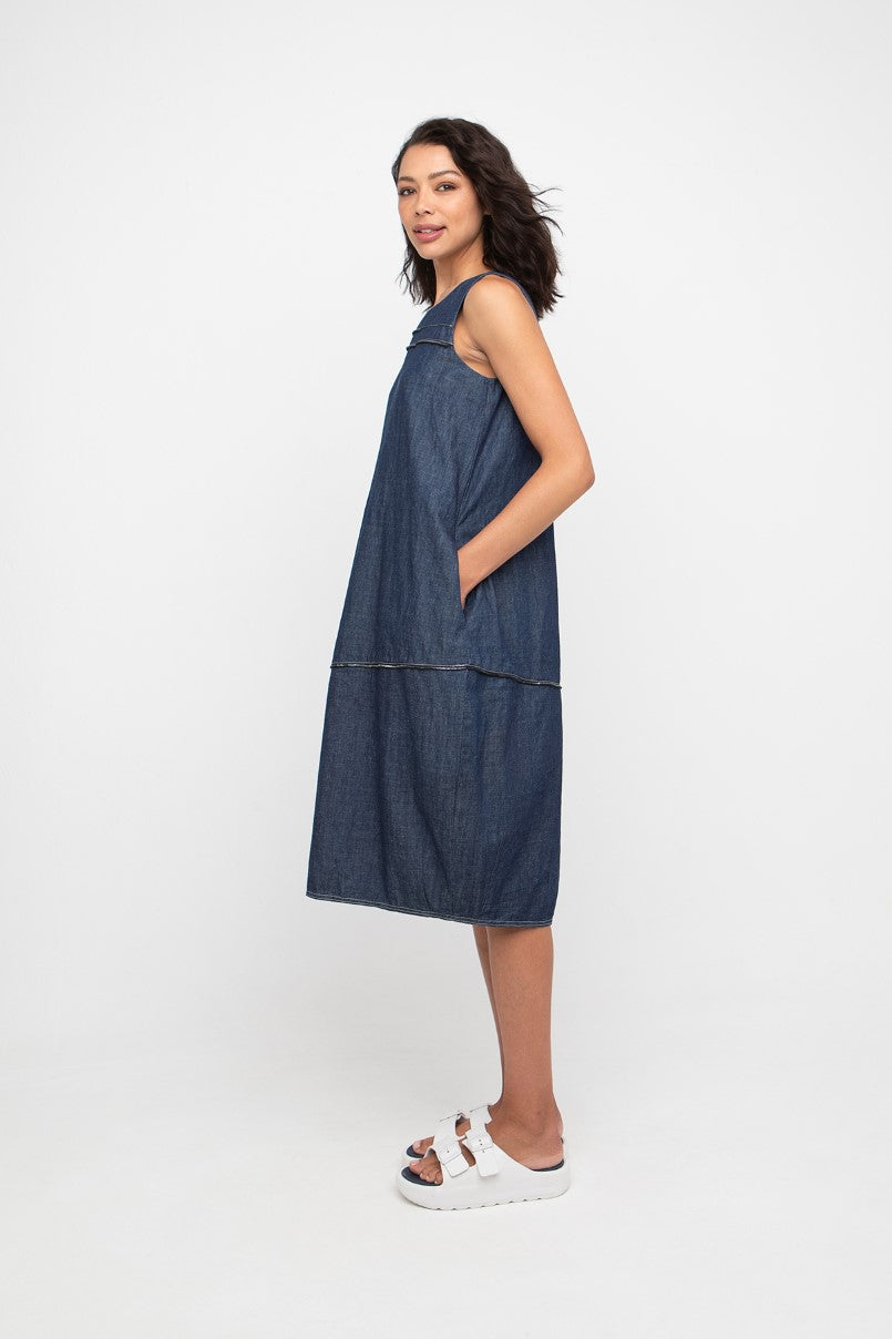 Ozai N Ku Denim Zip Dress