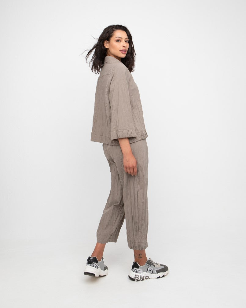 Ozai N Ku Cotton Trouser Olive