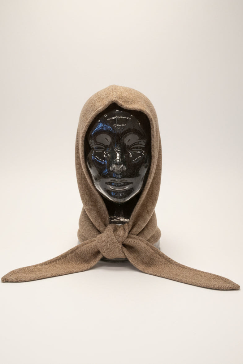 Masai Rhen Hooded Scarf Beige