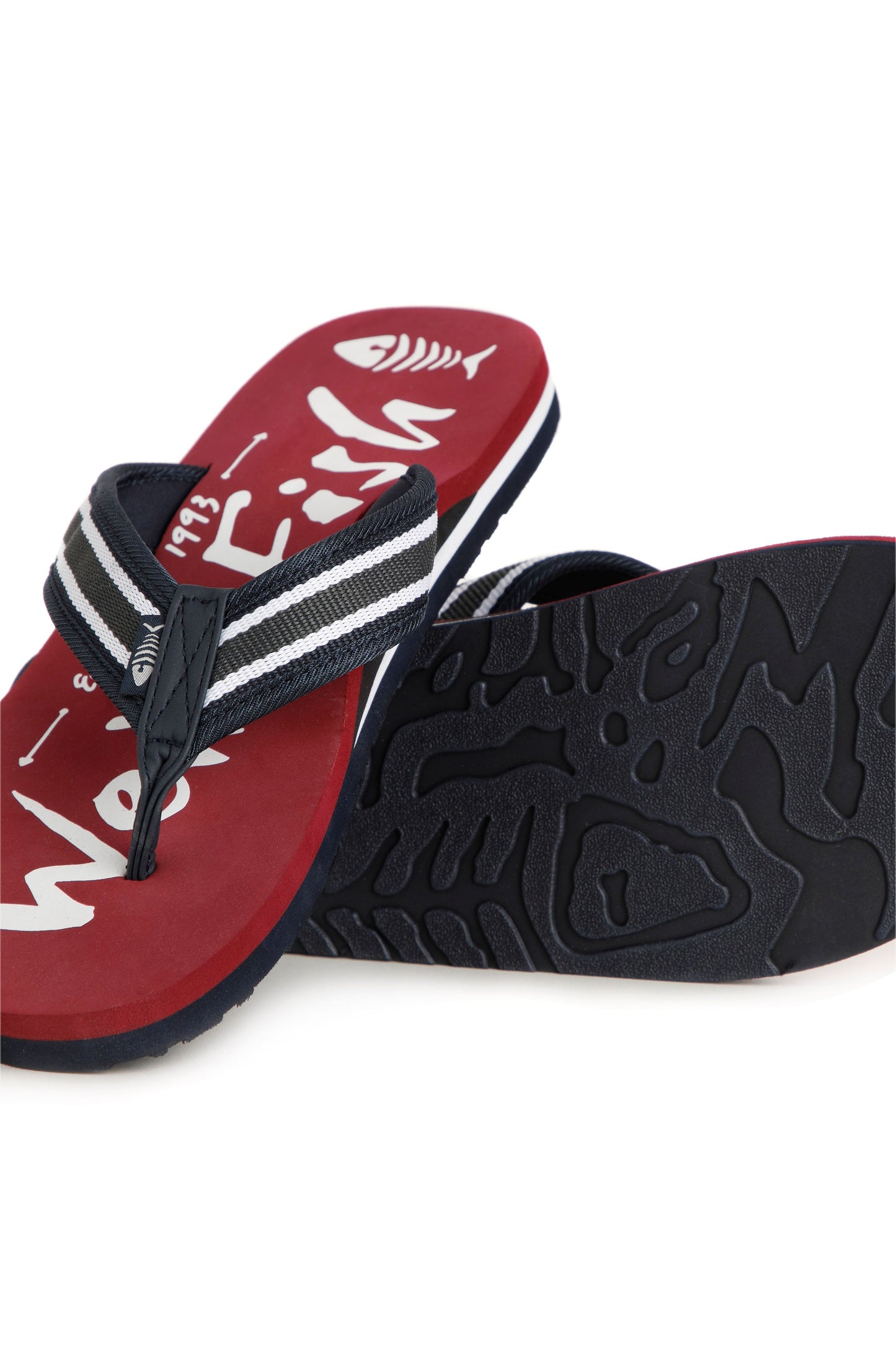 Weird Fish Waterford Flip Flop -Garnet